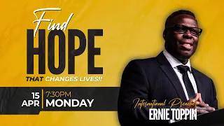 Monday 15th April | 7:30pm | Revival Service #3 | Ev. Ernie Toppin