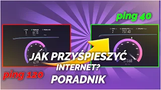 ⚡Jak przyśpieszyć internet? 💨Mniejszy ping w grach 💨Poradnik