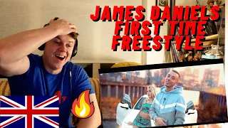 🇬🇧James Daniels - First Time Freestyle (Official Video) | ((IRISH GUY INSANE REACTION!!))