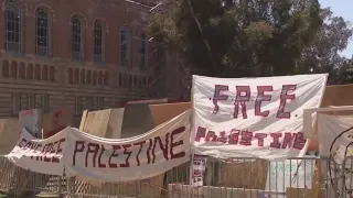 UCLA protest: Jewish student says he was blocked from class by pro-Palestine demonstrators