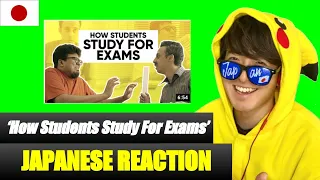 How Students Study For Exams [Japanese Reaction 2021] @Jordindian