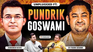 Unplugged FT. Sri Pundrik Goswami| About Radha Rani, Thakur Ji , Karma, Vrindavan, Ramlalla, Karma.