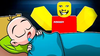 PAPÁ RARO vs BEBÉ NOOB en ROBLOX | WEIRD STRICT DAD con MICHI Y WINKI