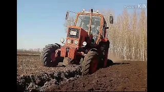 MTZ 82. Szántás 3 fejes ekével.Kivánságra zene nélkül. /MTZ Agro Vlog /