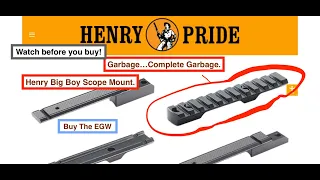 Watch Before You Buy: Henry Big Boy Scope Mount   4K