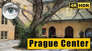 Walking around the Prague Center at the end of the day 🇨🇿 Czech Republic 4K HDR ASMR