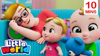 Oh No! Daddy is Sick Song + More  | Kids Songs & Nursery Rhymes by Little World