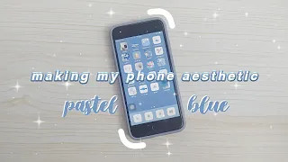 making my iphone 8 aesthetic (widget, wallpaper) + phone case haul