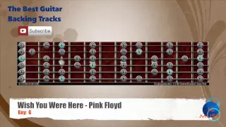 🎸 Wish You Were Here Pink Floyd Guitar Backing Track with scale chart