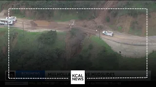 Series of mudslides on Mulholland Drive add new concerns for Studio City residents