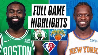 Boston Celtics vs. New York Knicks Full Game Highlight | NBA Season 2021-22
