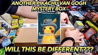 I WANTED TO KEEP IT SEALED EXCEPT IF IT'S DAMAGED | VAN GOGH PIKACHU MYSTERY BOX OPENING