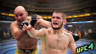 Khabib Nurmagomedov vs. Glover Teixeira (EA sports UFC 4)