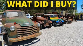 Buying Vintage Cars, Trucks, RARE Antiques & More! Farm Auction in nearly Abandoned old Kansas Town