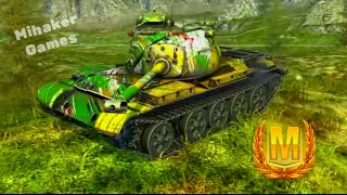 59-Patton Аратинга. Взял мастера. WoT Blitz.