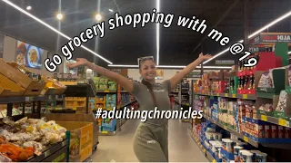 VLOG: GO GROCERY SHOPPING WITH ME *FIGURING OUT LIFE @19*             ft. Ana Luisa