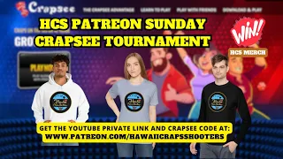 Play Live Craps against other Patreon Craps Players with your own $2000 Bankroll.