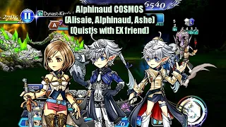 DFFOO GL#167 Alphinaud COSMOS (Alisaie, Alphinaud, Ashe) 356K Score | 71 Turns