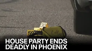 Phoenix house party shooting leaves 1 dead, 7 injured; gunman still on the loose