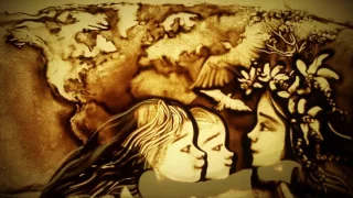 Awesome SAND animation "I Love You, Mummy!" by winner of "Ukarine's Got Talent" Kseniya Simonova