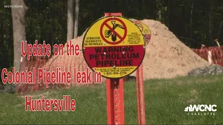 Colonial Pipeline leak in Huntersville is the largest gas spill in the U.S. in two decades