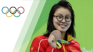 Fu Yuanhui has the time of her life after clinching a bronze medal