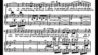 Quanto è bella, quanto è cara! (G. Donizetti) from Opera 'L'elisir d`amore / Piano accompaniment