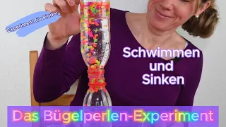 Forsche mit uns! Schwimmen und Sinken: Das Bügelperlen-Experiment