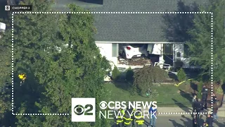 See it: Car slams into home in South Floral Park, N.Y.