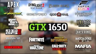 GTX 1650 Test In 20 Games In 2022