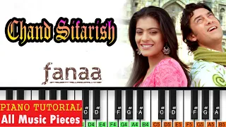 Chand Sifarish Piano Tutorial & Notation | Fanaa | Shaan | Bollywood Songs Notation | Jatin Lalit