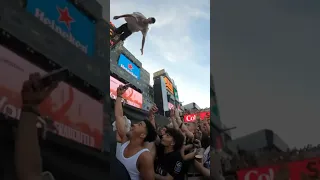 Stage Dive Fail #skimasktheslumpgod #stagedive #fail