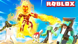 Playing the BEST BEN 10 GAME with AWESOME ALIENS in ROBLOX
