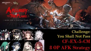 CF-EX-5-CM | Challenge Mode | 8 OP AFK Trust Farm Strategy [ARKNIGHTS X MONSTER HUNTER]