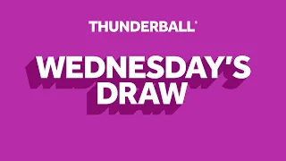 The National Lottery Thunderball draw results from Wednesday 03 January 2024