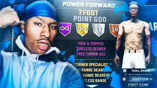 Creating The 7'3 Point G0D On NBA 2K19! 7 FOOT POINT GUARD DEMIGOD BUILD! NBA 2K19