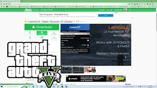 How to Install LemonUI: Open Source UI Library 1.10 GTA 5 MODS
