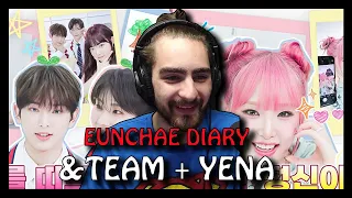 Reaction! | Eunchae's Star Diary Ft. &Team + Yena