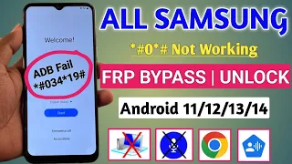 Finally New Method✅2024 | Samsung Frp Bypass Android 12/13/14 Without Pc|Google Account Remove/*#0*#