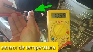 moto com falhas ,Teste do sensor de temperatura (fazer 250)