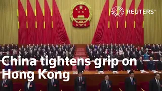 China tightens Hong Kong grip, sets modest GDP target as parliament begins