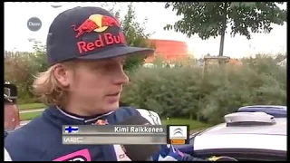 WRC Rally France 2010 Kimi Räikkönen is furious at SS10!! 😡😲