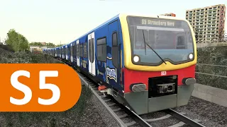 Train Simulator - S-Bahn Berlin - S5 nach Strausberg Nord von (Werk) Friedrichsfelde Ost - Hertha