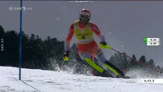 Ramon Zenhäusern gewinnt Slalom Soldeu 2023 (ORF)