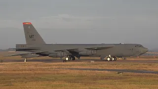 B-52 bomber planes launch for South East Europe 🇲🇰 🇦🇱 🇲🇪 🇭🇷