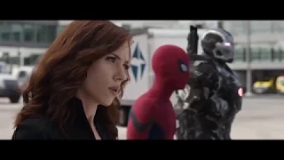 Civil War - Spiderman vs Captain America Scene