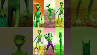 dance challenge | dame tu cosita vs me kemaste vs Siranhed vs hulk vs green alien vs parila 😂