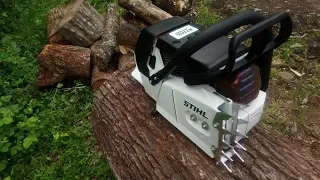 Stihl MS 880 first start, break-in, tachometer and more....