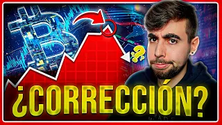 🚨ÚLTIMA HORA: CORRECCIÓN en BITCOIN y ALTCOINS ¿Hasta DONDE? ► Analisis BTC al DIA