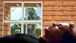 Green Goblin Disturbs Bully Maguire's Sleep In Minecraft